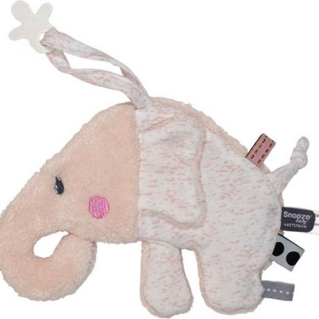 elley elephant, speenknuffel, roze olifantje