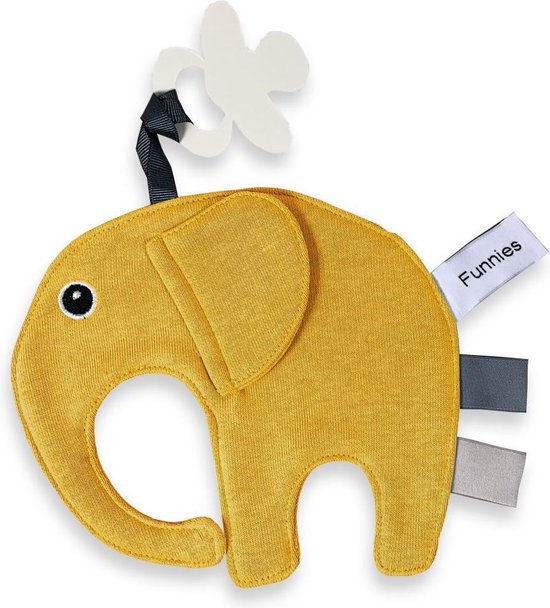 Speendoek Funnies- Olifant Ollie- Oker kleine vriendjes