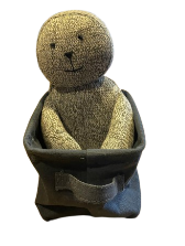 Knuffel Gebreid In Mand